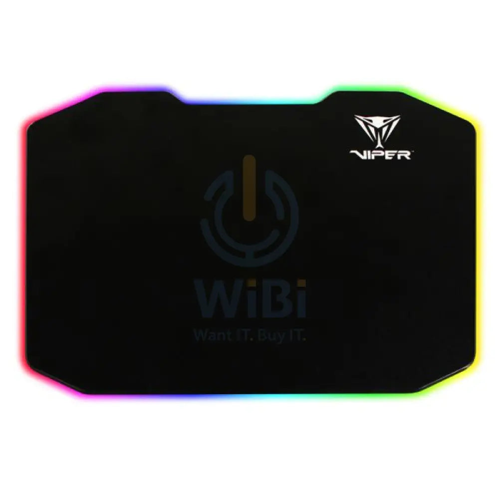 Patriot Viper Gaming LED Pro Gaming Mouse Pad High Performance Polymer Surface Accessories > Mousepad