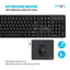 Pawa 3in1 Wireless Keyboard & Mouse Desktop Pack - Wireless / English/Arabic / Black Accessories > Keyboard & Mouse