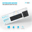 Pawa 3in1 Wireless Keyboard & Mouse Desktop Pack - Wireless / English/Arabic / Black Accessories > Keyboard & Mouse