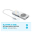 Pawa 8-in-1 USB-C HUB With With Multimedia Function - Grey Accessories > USB Hub