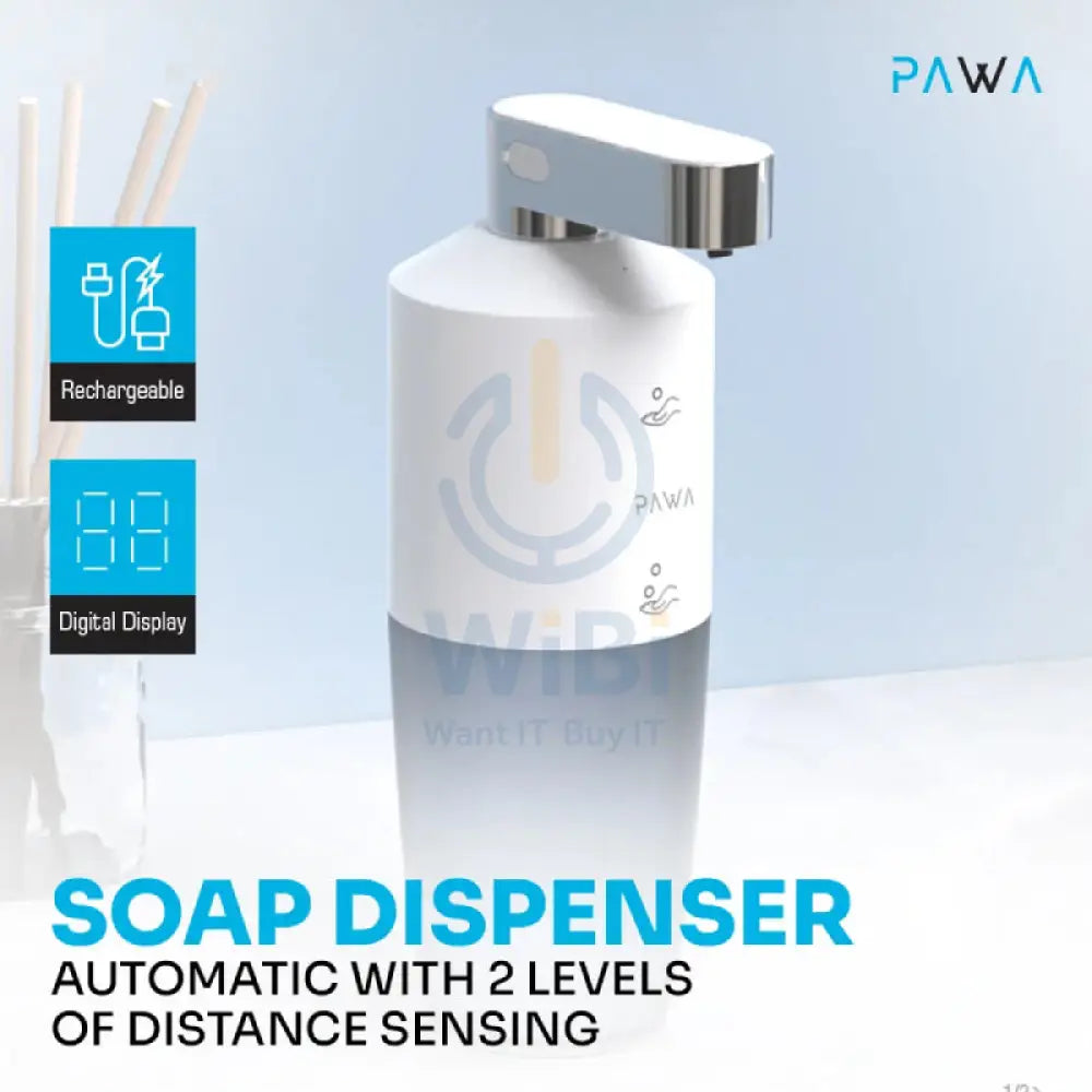 Pawa Automatic Soap Dispenser - 1800mAh / White Accessories > Smart Devices