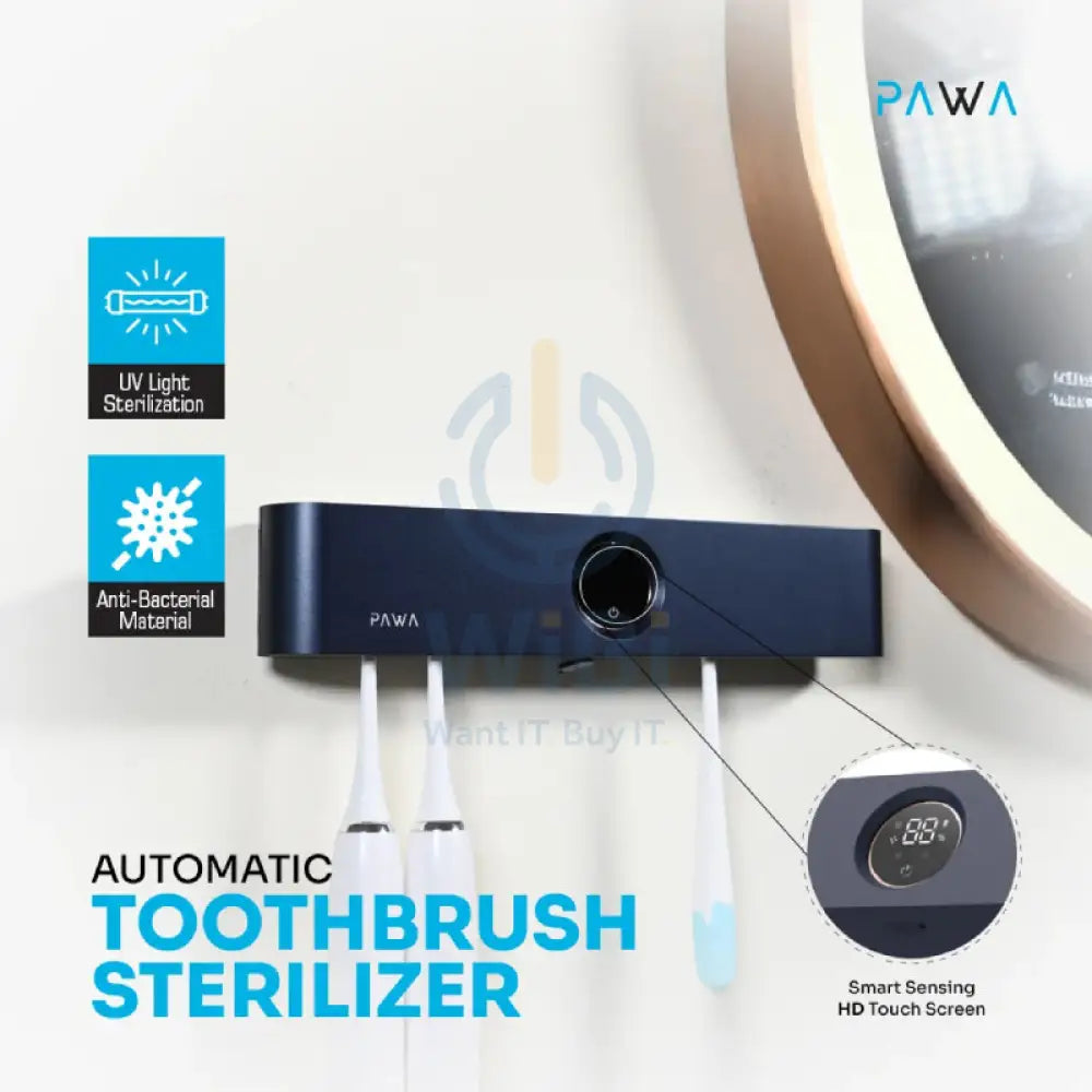 Pawa Automatic Toothbrush Sterilizer - 5600mAh / Blue Accessories > Smart Devices