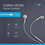 PAWA Chords Series Stereo Earphone Lightning - White Accessories > Audio > Headphones