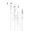 Pawa Chords Series Stereo Wired Earphone - 3.5mm Jack / White Accessories > Audio > Headphones