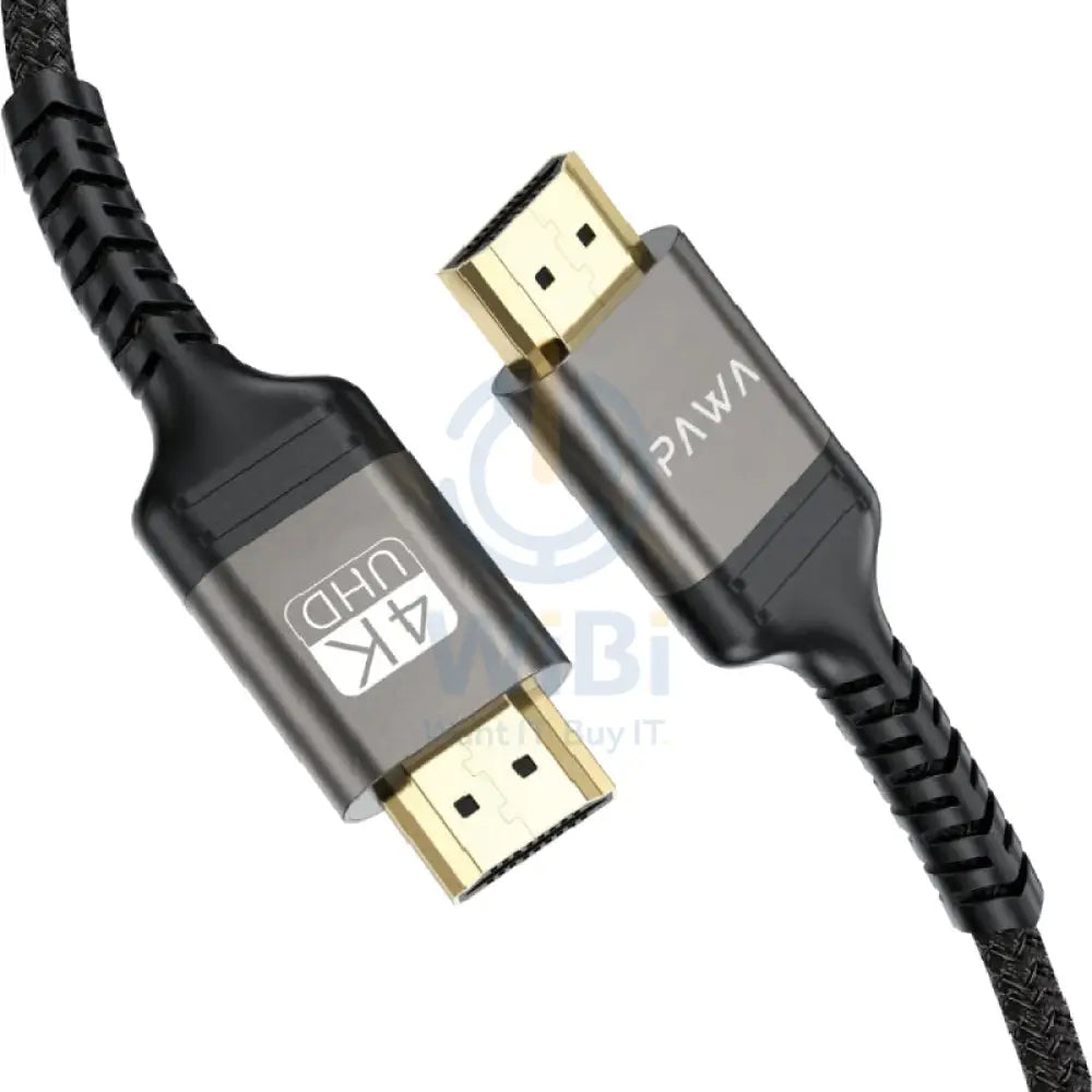 Pawa El-Caro Series Braided HDMI to HDMI 4K Cable - 5 Meter / Black Accessories > Cables & Converters > Cables