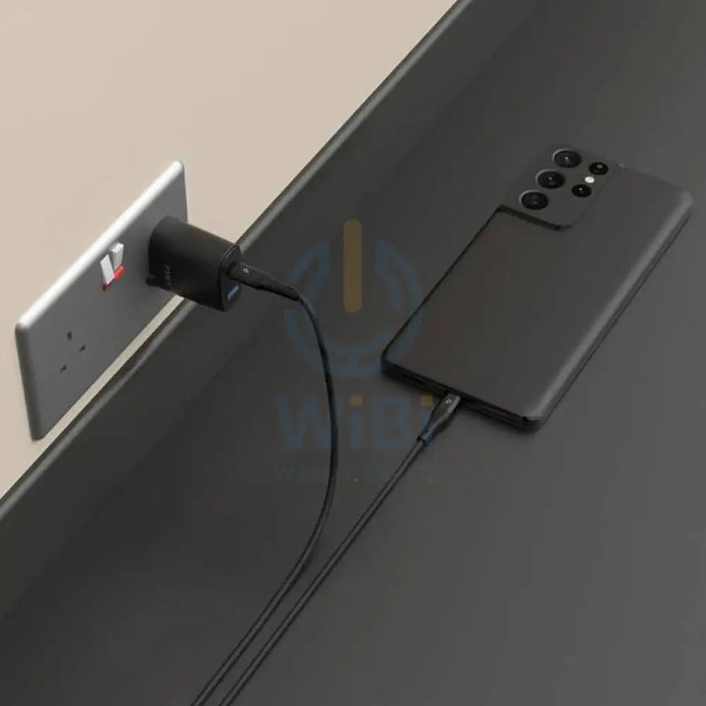 Pawa Nylon Braided 60W Data & Quick Charging USB-C to USB-C Cable 1.2m/4ft - Black Accessories > Cables & Converters >