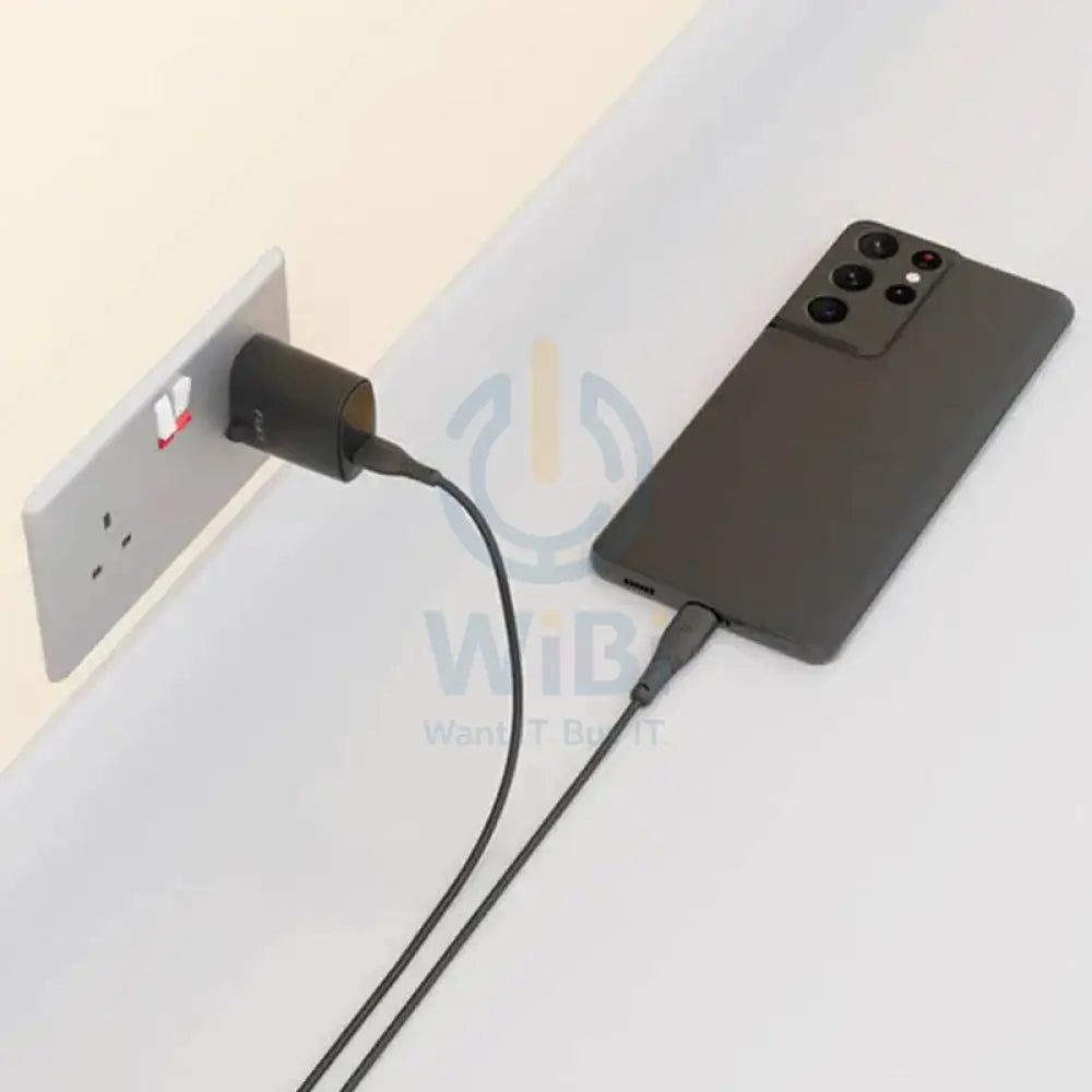 Pawa PVC 3A Data & Quick Charging Type-C Cable 3m/9.8ft - Black Accessories > Cables & Converters > Cables