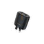 Pawa Solid Travel Charger Dual USB Port 2.4A With Micro Cable - Black Accessories > Cables & Converters