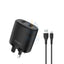 Pawa Solid Travel Charger Dual USB Port 2.4A With Micro Cable - Black Accessories > Cables & Converters