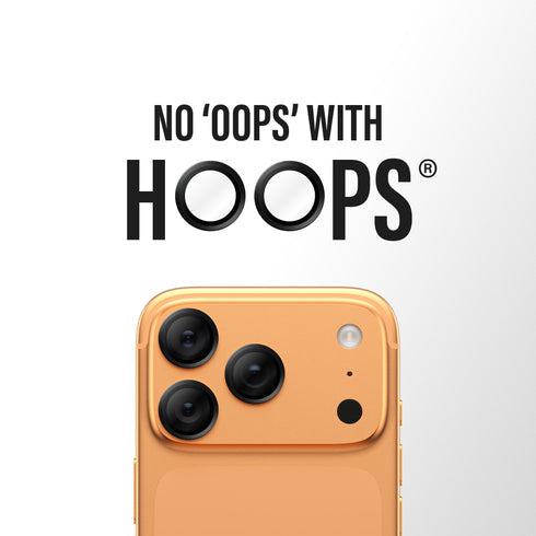 PanzerGlass® Hoops Camera Lens Protector For iPhone 17 Pro / 17 Pro Max - Black