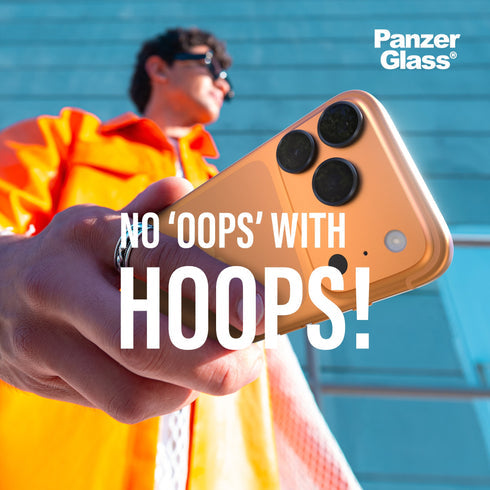PanzerGlass® Hoops Camera Lens Protector For iPhone 17 Pro / 17 Pro Max - Black
