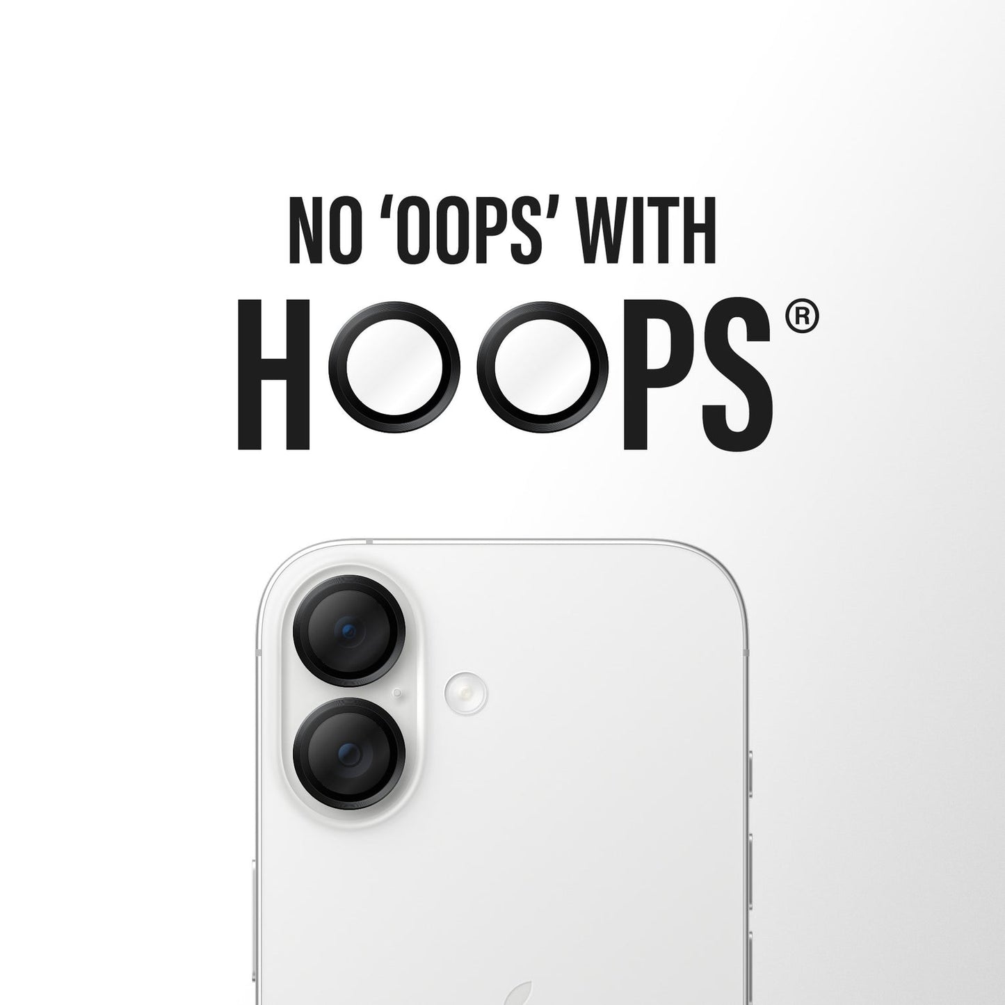 PanzerGlass Hoops Black Camera Lens Protector - for iPhone 17