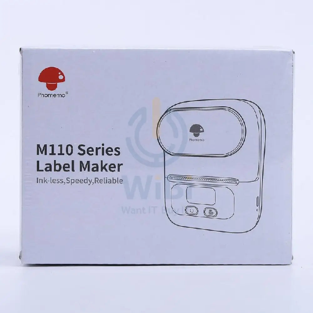 Phomemo M110 Bluetooth Portable Thermal Business Label Maker - 203dpi / 1500mAh / White Accessories > Printers &