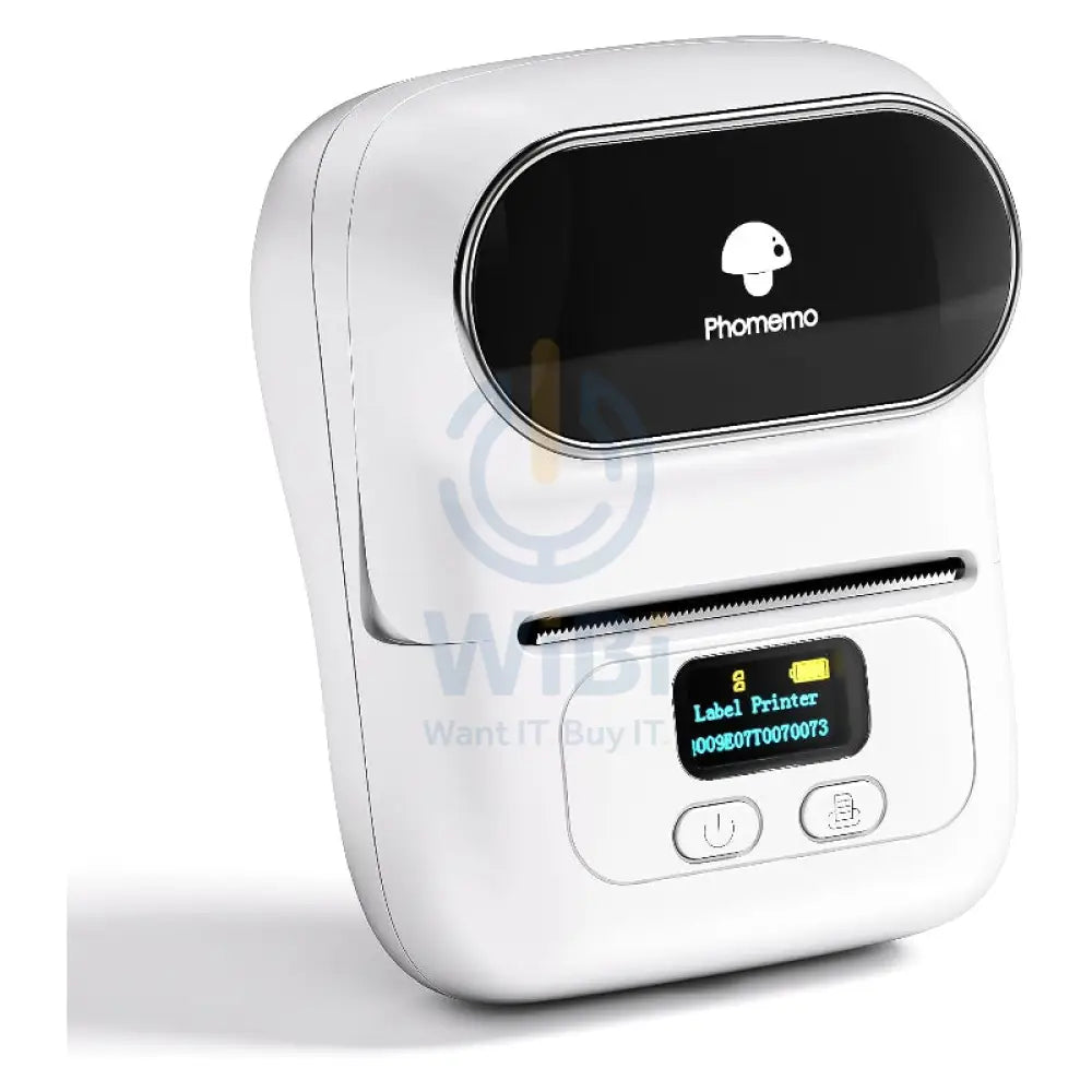 Phomemo M110 Bluetooth Portable Thermal Business Label Maker - 203dpi / 1500mAh / White Accessories > Printers &