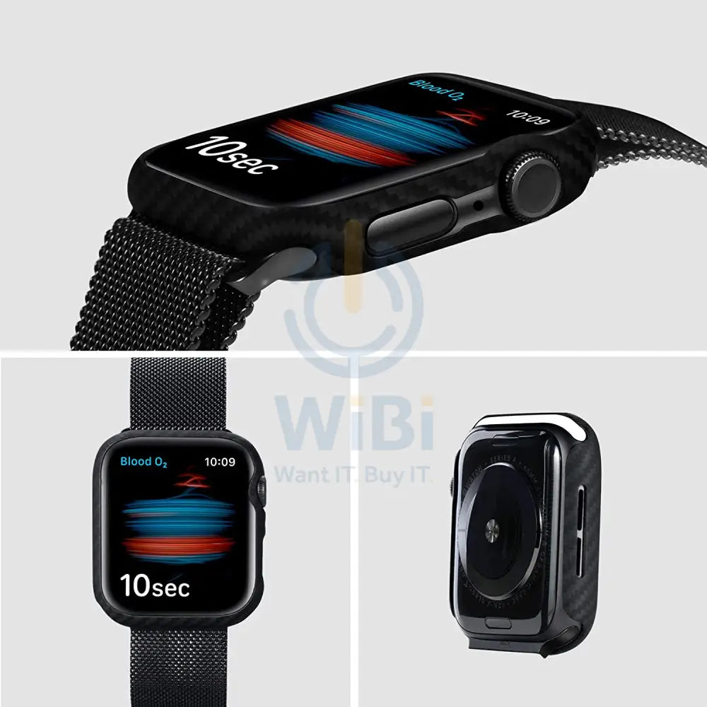 Pitaka Apple Watch 40mm Series 6/5/4/SE/SE2 Air Case - Karbon Accessories > Smart Watches > Cases & Screen Protectors