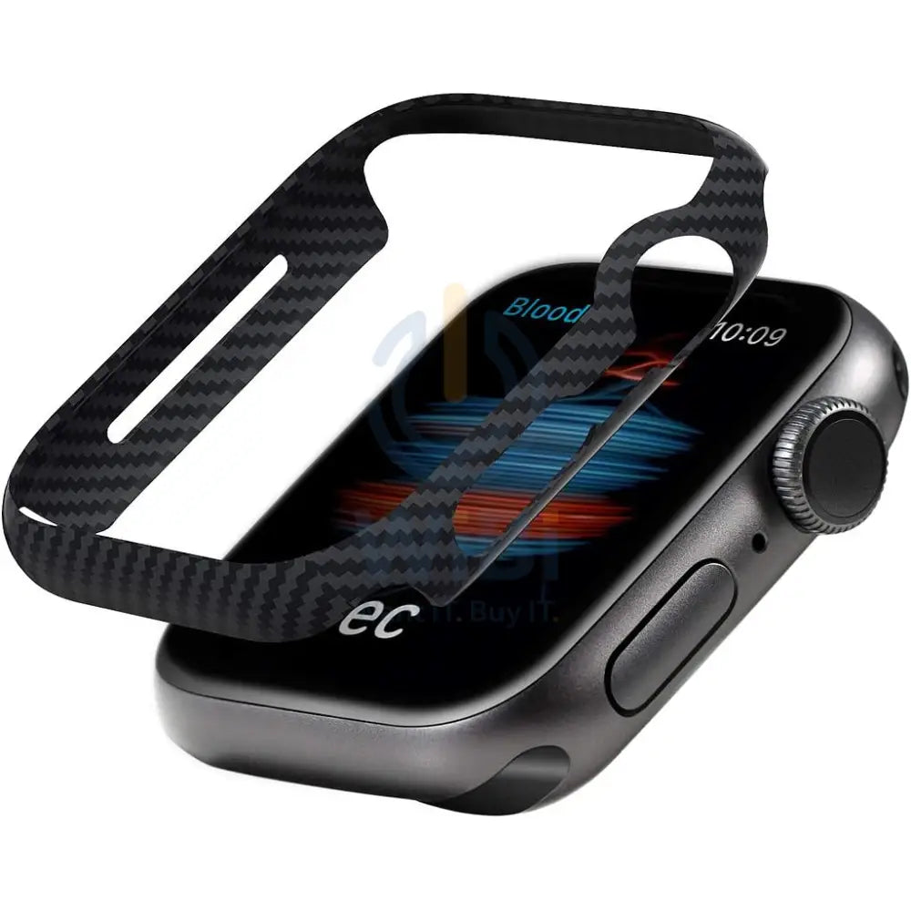 Pitaka Apple Watch 44mm Series 6/5/4/SE/SE2 Air Case - Karbon Accessories > Smart Watches > Cases & Screen Protectors