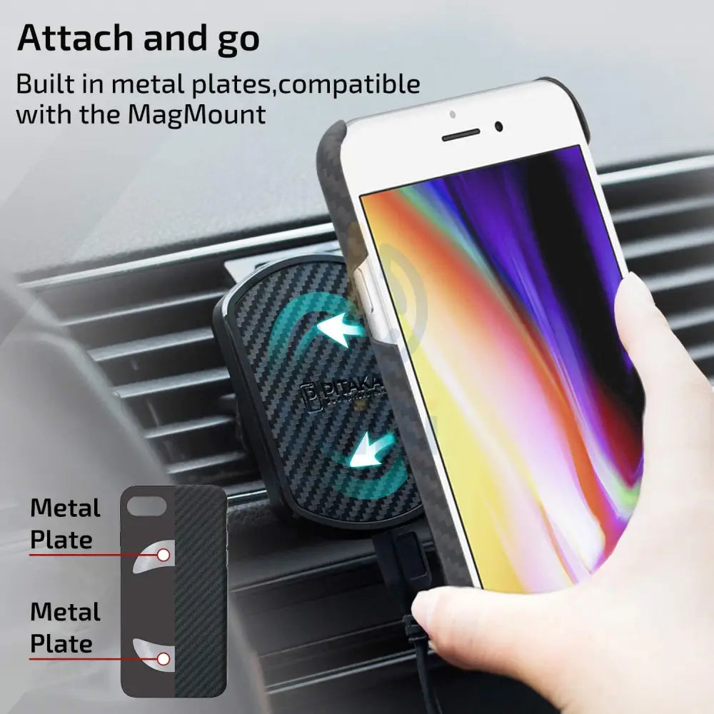 Pitaka Aramid Case for iPhone SE/8/7 - Karbon Accessories > Mobiles & Tablets > Mobiles > Screen Protectors & Covers