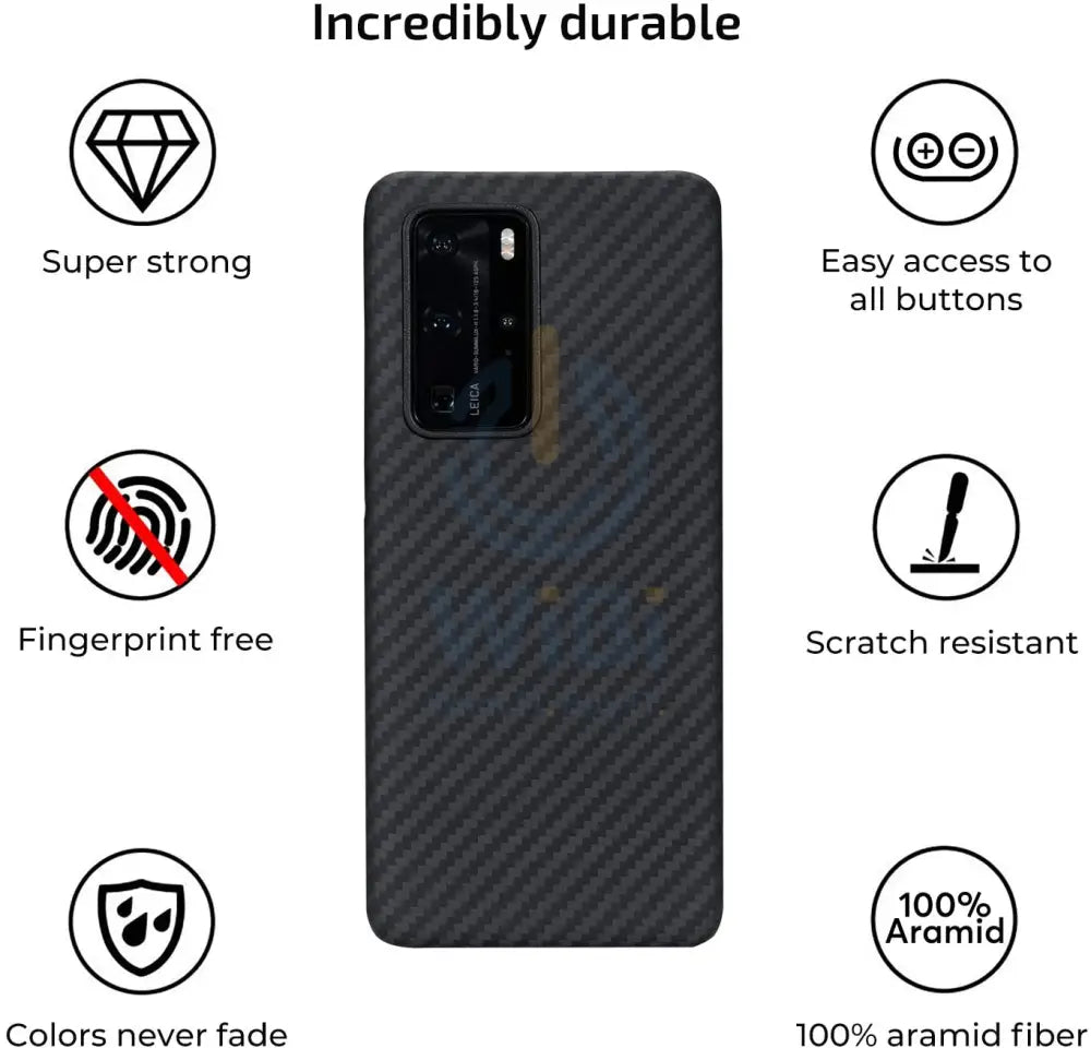 Pitaka Huawei P40 Pro MagEZ Case - Karbon Accessories > Mobiles & Tablets > Mobiles > Covers & Cases