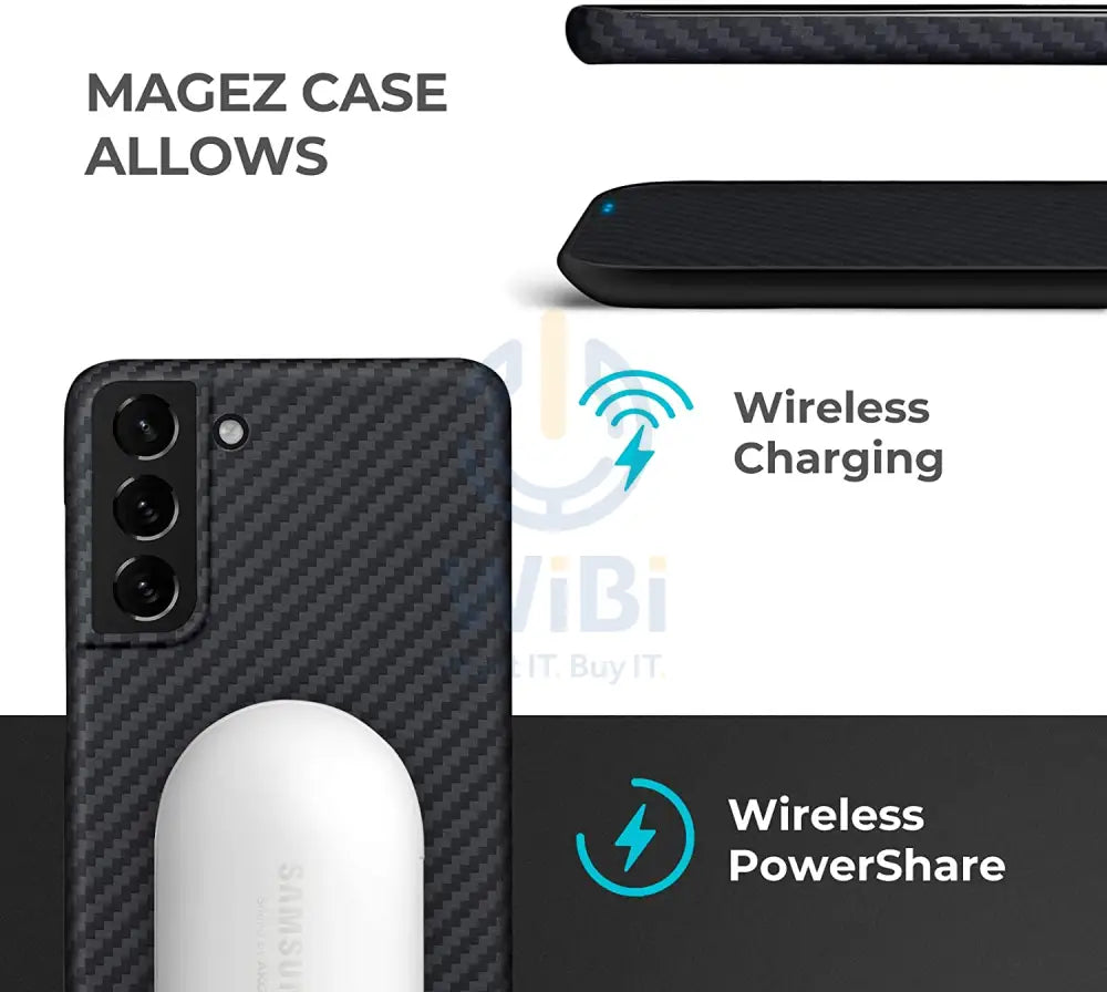 Pitaka Samsung Galaxy S21 Plus MagEz Case - Black/Grey Twill Accessories > Mobiles & Tablets > Mobiles > Screen