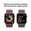 Apple Watch Series 10 with Sport Loop - LTPO OLED / 64GB / 42mm / Bluetooth / Wi-Fi / Plum Smart Watches