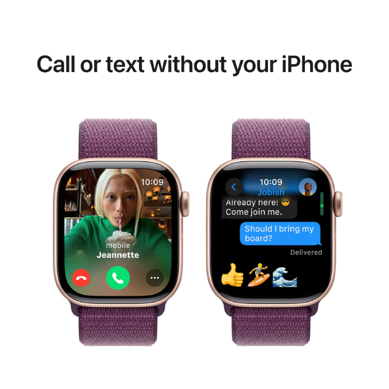 Apple Watch Series 10 with Sport Loop - LTPO OLED / 64GB / 42mm / Bluetooth / Wi-Fi / Plum Smart Watches