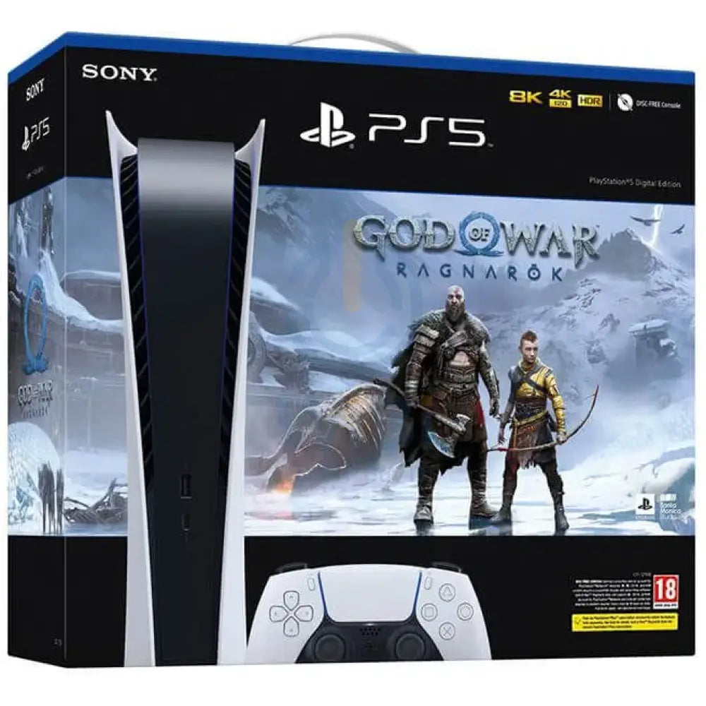 PlayStation 5 Digital Edition Console + God of War: Ragnarok Voucher Accessories > Gaming Controllers > Gaming Zone