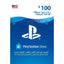 PlayStation Network Card $100 (US) Digital Card Digital Cards