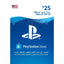 PlayStation Network Card $25 (US) Digital Card Digital Cards
