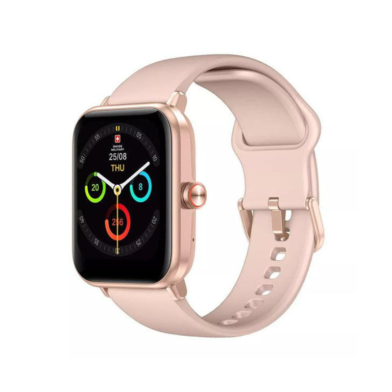 Swiss Military Alps Smart Watch Silicon Strap - Pink Smart Watches