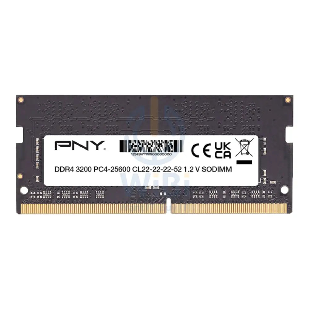 PNY Laptop Memory - 8GB / DDR4 / 3200MHz Accessories > Memory > Laptop Memory