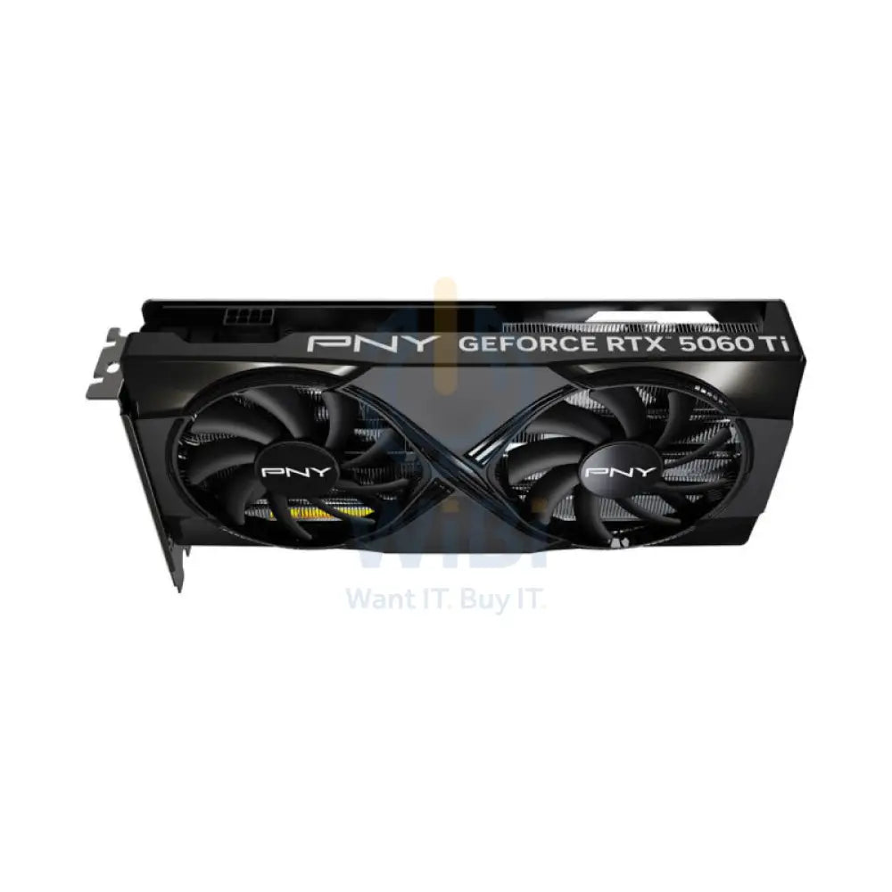 PNY NVIDIA GeForce RTX 5060 Ti 8GB OC Dual Fan Graphics Card - 8GB / GDDR7 / 128-bit / PCIe 5.0 / DisplayPort 2.1