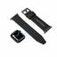 Police Pyramid Apple Watch 38/40/41mm Smart Watch 20mm Leather Gun Strap - Black Accessories > Smart Watches