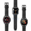 Police Wings Apple Watch 38/40/41 Smart Watch 20mm Leather (Gun Metal Buckle) Strap - Black Accessories > Smart Watches