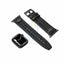 Police Wings Apple Watch 38/40/41 Smart Watch 20mm Leather (Gun Metal Buckle) Strap - Black Accessories > Smart Watches