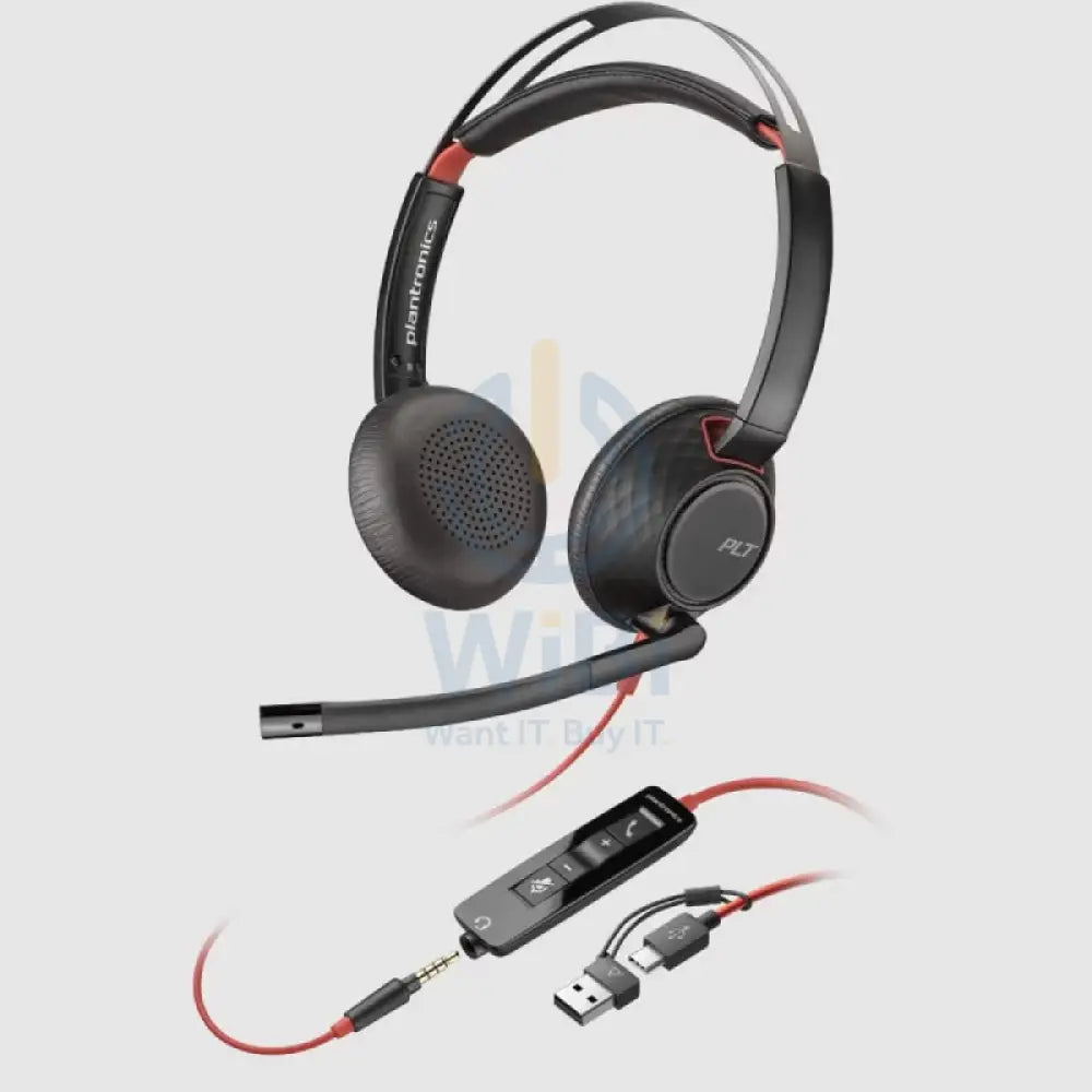 Poly Blackwire 5200 Series - Black Accessories > Audio > Headphones