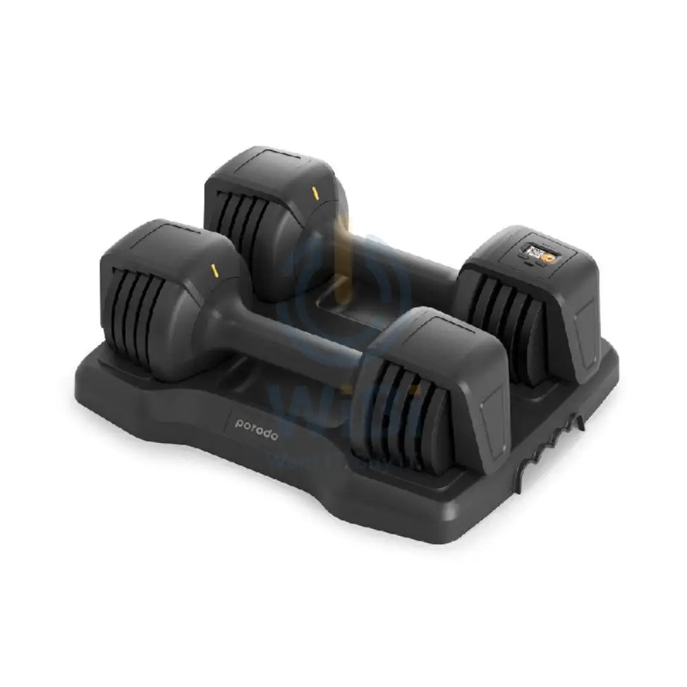 Porodo 12.5 LB Double Adjustable Smart Dumbbell - Black Accessories > Other Accessories