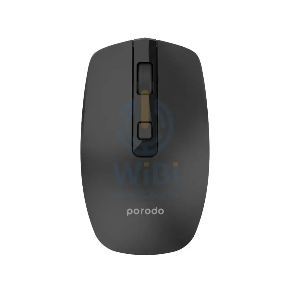 Porodo 2.4G Wireless and Bluetooth Rechargeable Mouse DPI 1600 - Black Accessories > Keyboard & Mouse