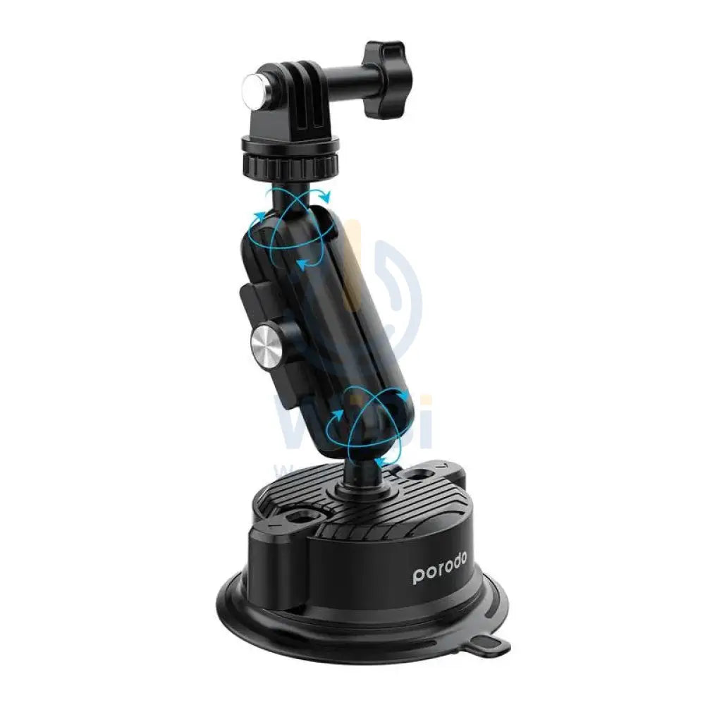 Porodo 2 in 1 Mobile and Camera Mount with Suction Base Accessories > Cameras