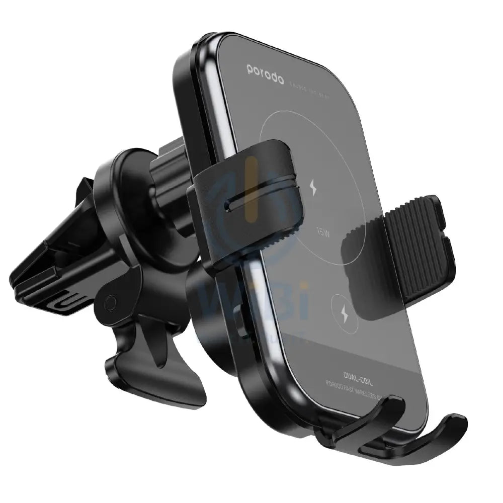 Porodo 3 In 1 Car Charger Mount 15W With QC3.0 Car Charger Accessories > Mobiles & Tablets > Mobiles > Car Chargers