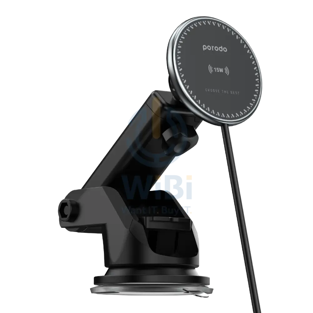 Porodo 3 In 1 Magnetic Car Charger Mount 15W With 20W PD Car Charger Accessories > Mobiles & Tablets > Mobiles > Car