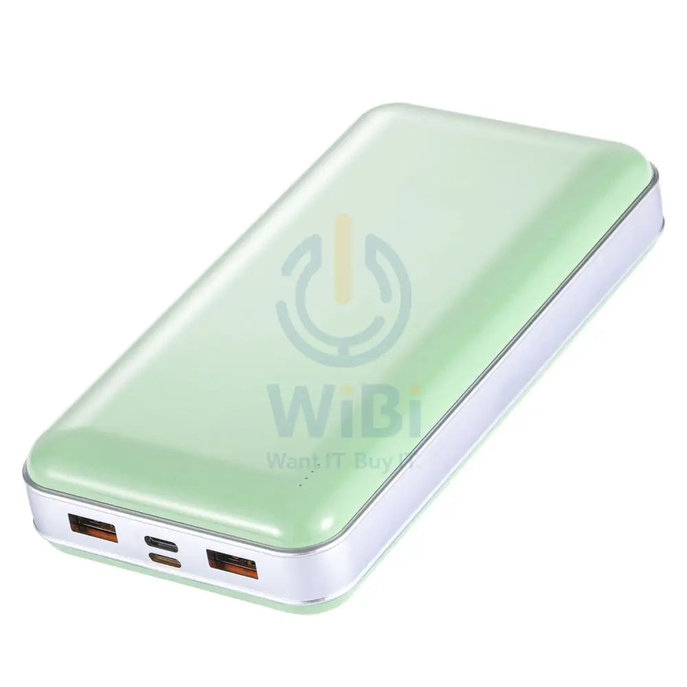 Porodo 30000mAh Power Bank With Type-C & Lightning Input - Green Accessories > Power Bank