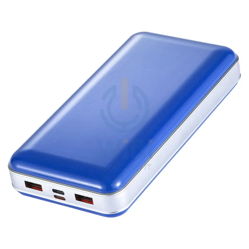 Porodo 30000mAh Power Bank With Type-C & Lightning Input - Navy Blue Accessories > Power Bank