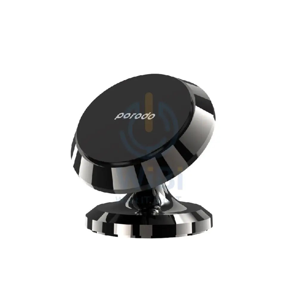 Porodo 4 Circular Discs Magnetic Car Mount - Black Accessories > Mobiles & Tablets > Mobiles > Mobile Holder / Stands
