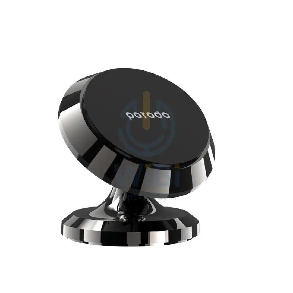 Porodo 4 Circular Discs Magnetic Car Mount - Black Accessories > Mobiles & Tablets > Mobiles > Mobile Holder / Stands
