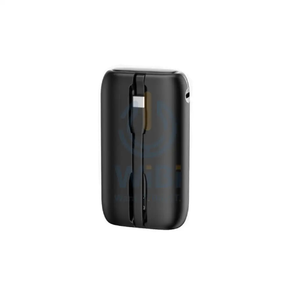 Porodo 4 Power Bank Station Lightning & Type-C Integrated Cable - 10000mAh / Black Accessories > Power Bank