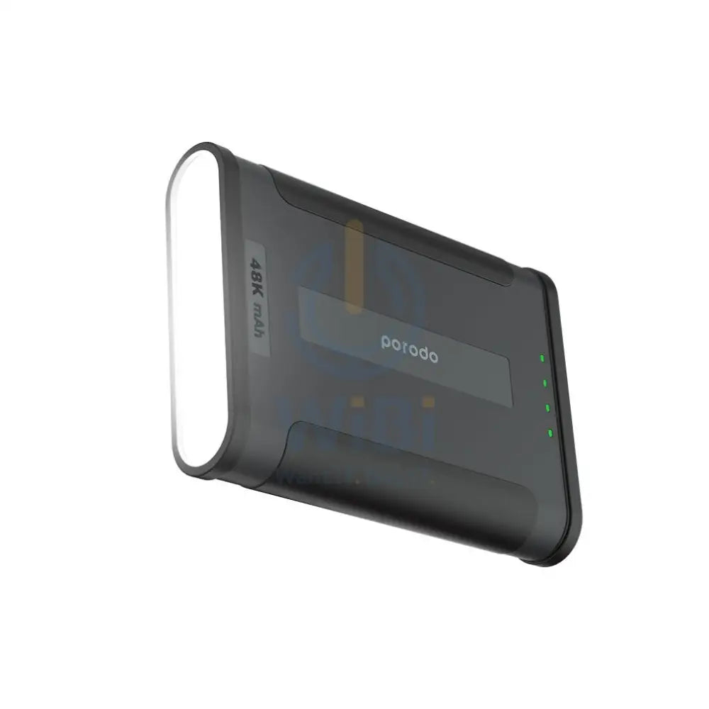 Porodo 48000mAh Outdoor Power Pack - Black Accessories > Power Bank