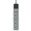 Porodo 4AC 65W 3000W Power Strip - 3M UK Plug / USB-C / USB-A / Black Accessories > Power > Power Protection > Surge