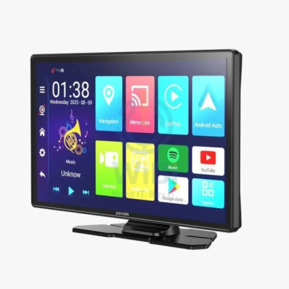 Porodo 9’’ Android CarPlay Tablet & DVR - Black Accessories > Mobiles & Tablets > Tablets