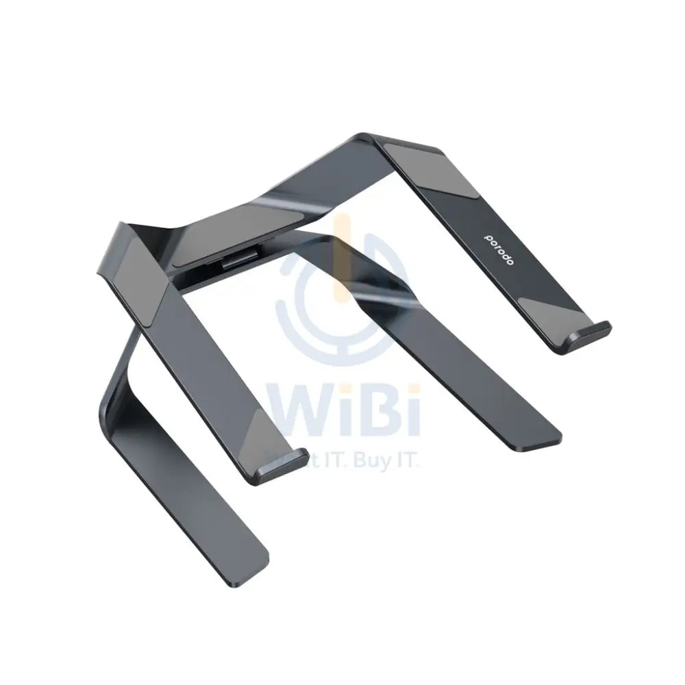 Porodo Aluminum alloy 360° Rotatable and Adjustable Laptop Stand - Grey Accessories > Mobiles & Tablets > Mobiles >