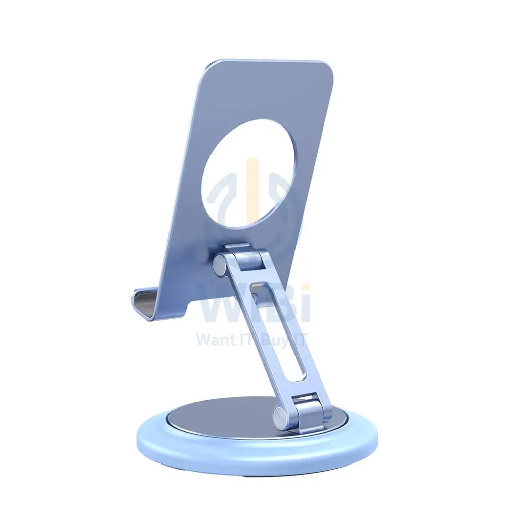 Porodo Aluminum alloy x carbon fiber 360° Rotatable and Angle Adjustable Phone Stand - Blue Accessories > Mobiles &